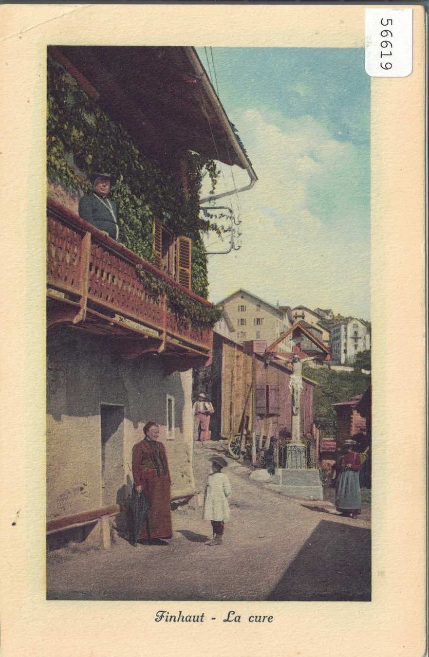 Cartoline postali: Finhaut - la cure - coloriert – Usato da Ettingen venduto da Kartenplanet