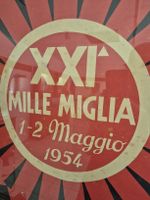 Originales Mille Miglia Poster / Plakat von 1954 - Rarität!