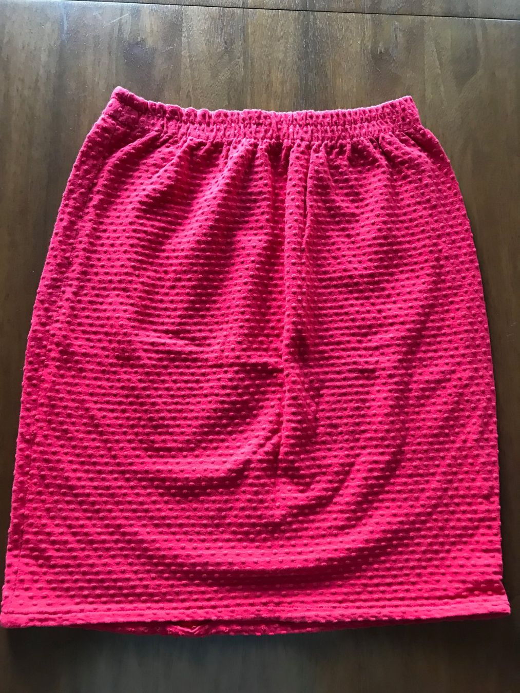 Gonne: Roter Sommerrock strukturiert | Bund 29 cm – Nuovo (secondo la descrizione) da Brunnenthal venduto da Eco07