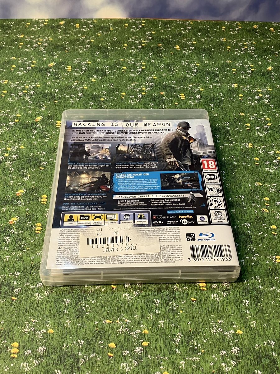 Sony Giochi: PS3 Spiel Watch_Dogs – Usato da Läufelfingen venduto da Rubine 1