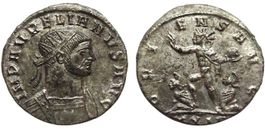 AURELIAN Antoninianus (274 AD) with nice silvering!