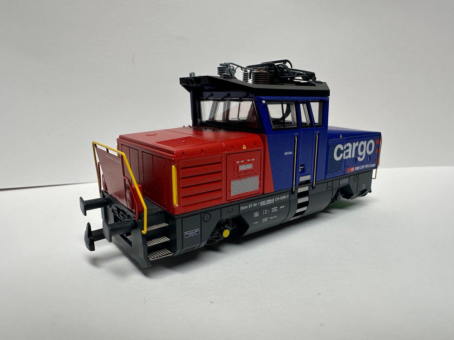 Hag Modellini di ferrovie: HAG Classic - SBB Cargo Eem 923 009 "Alvier" - DCC Sound – Nuovo (secondo la descrizione) da Domat/Ems venduto da mmx4001 2