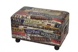 Ottoman Vintage Nummernschilder Small