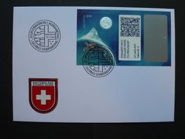 2021 Nr. C1IV Swiss Crypto Stamps ID4 auf FDC