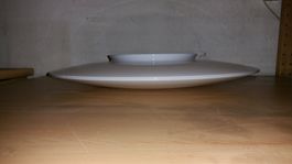 3 plafonniers 46cm en verre, ampoules normales ou LED