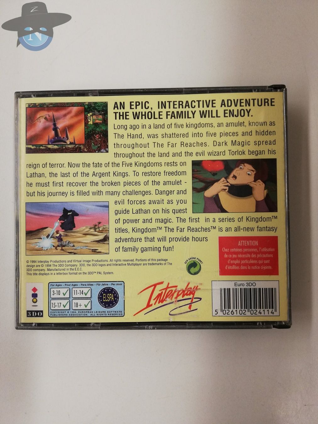 Giochi: Kingdom the far reaches / Panasonic 3DO – Usato da St. Gallen venduto da zorro_dc 1