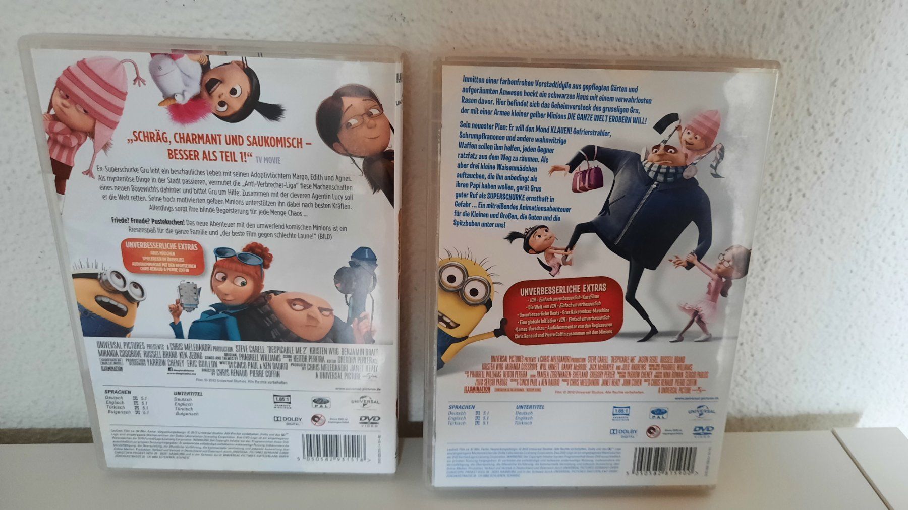 Tutti i DVDs: ***Minions*** 2 DVDs – Usato da Wädenswil venduto da H2H_Secondhandshop 1