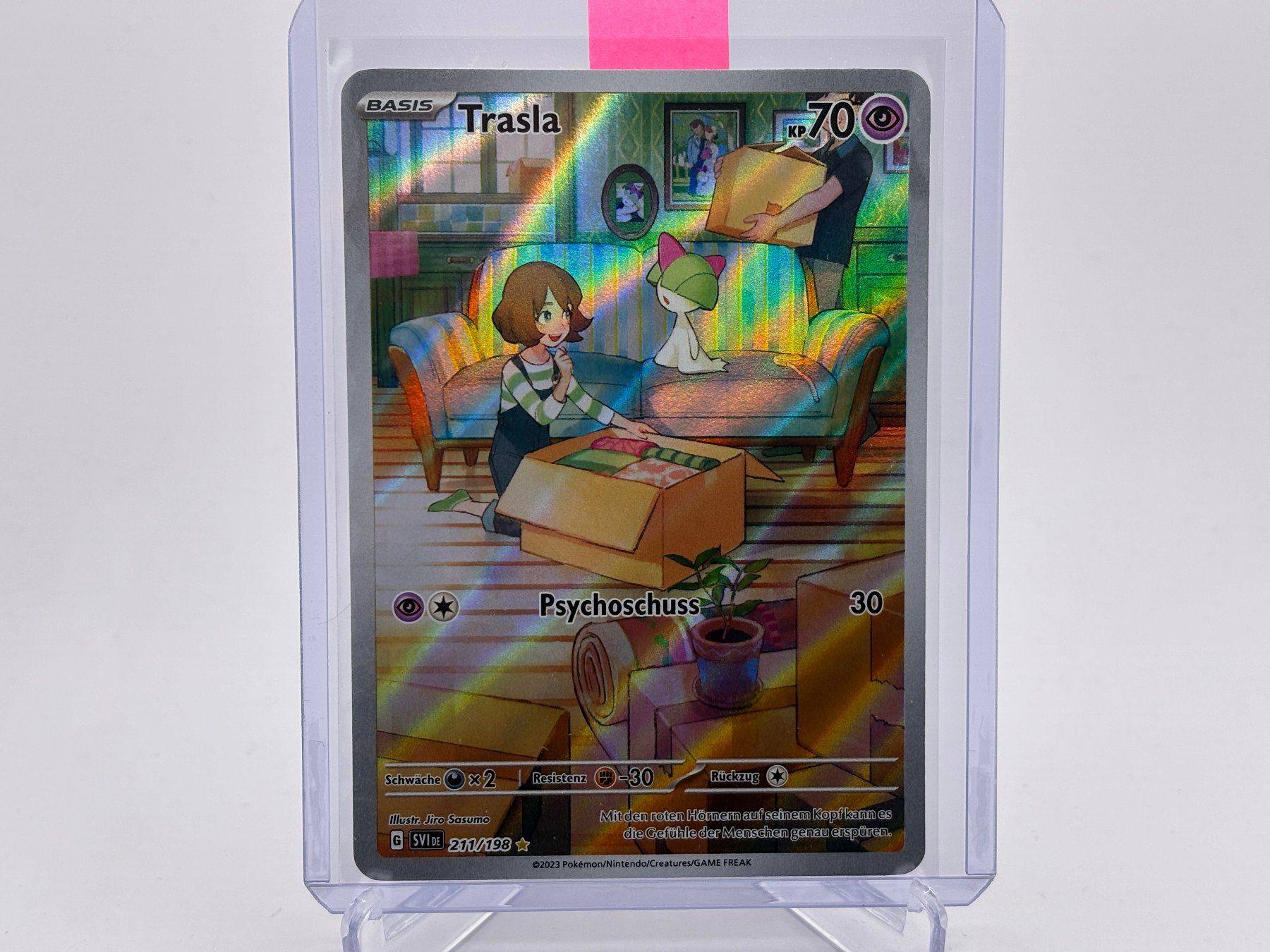 Pokémon Sammelbilder & Trading cards: Karmesin & Purpur - Trasla (SVI 211) - DE – Neu (gemäss Beschreibung) aus Allschwil von Bullach