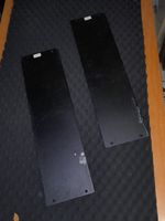 2 Rackblenden 19" Schwarz, Metall, 3 HE