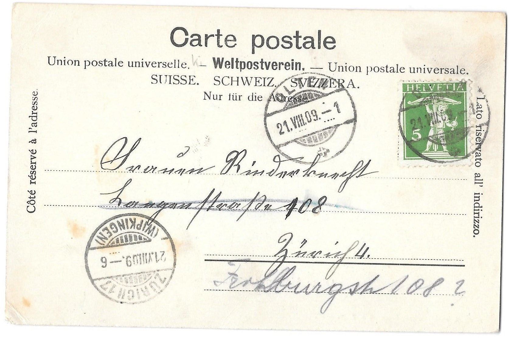 Cartes postales: Olten - Hammer Ringstrasse – D'occasion à Olten par clotaldi 1