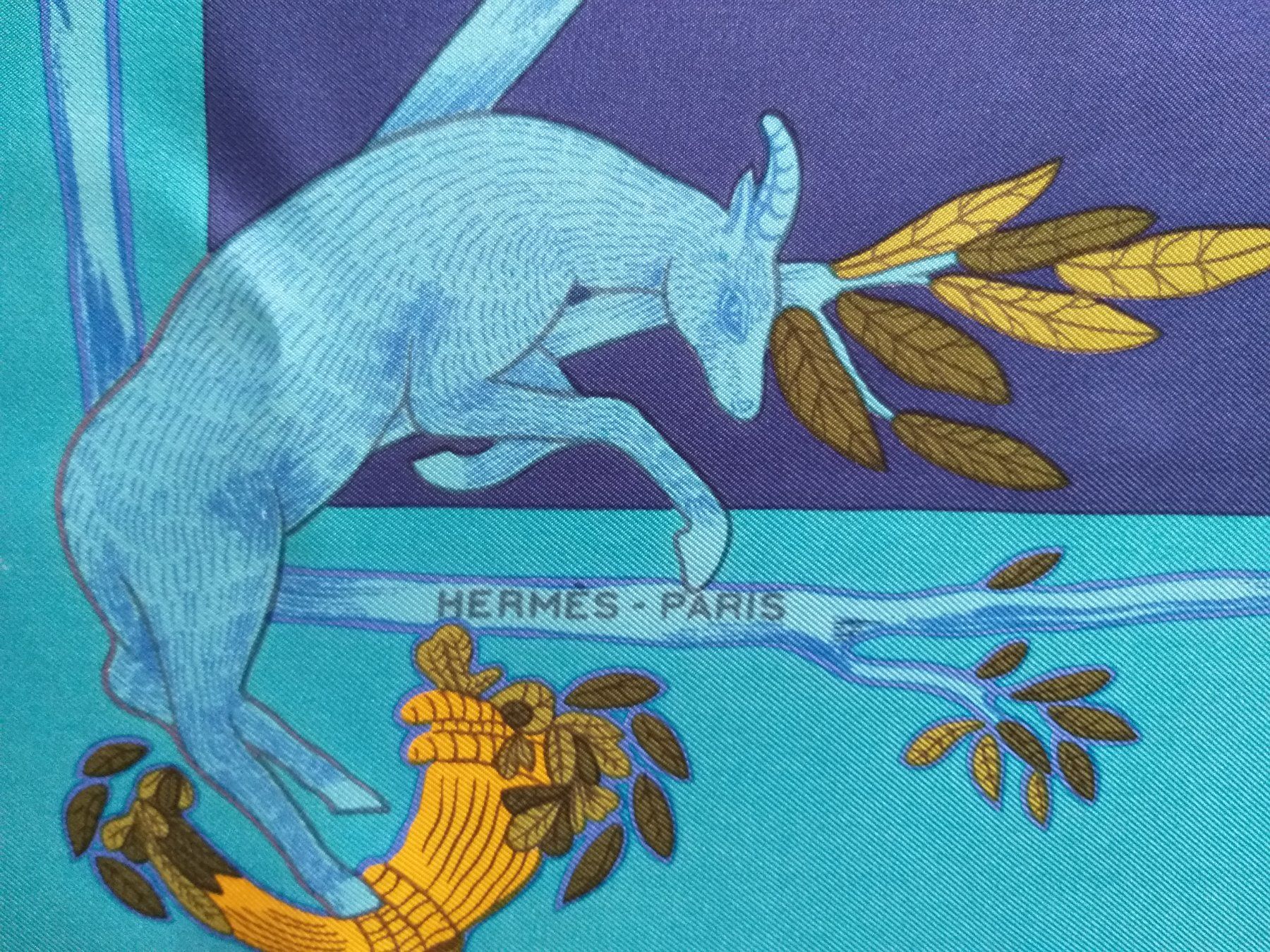 Hermès Foulard & Sciarpe: HERMES "ALPHABET III" CARRE 90 CM – Usato da Cossonay-Ville venduto da Les_1001_perles 1