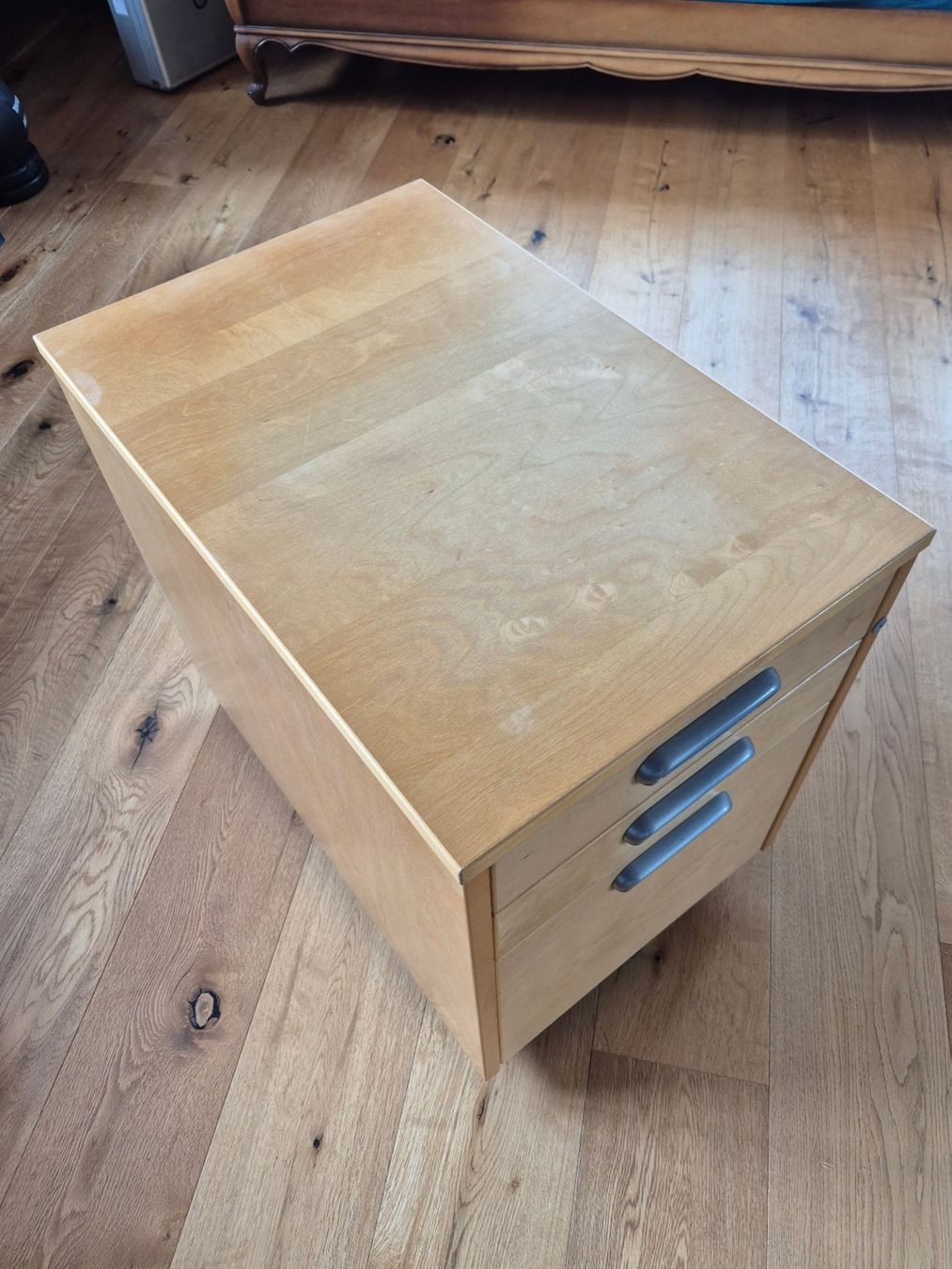 Korpus: Rollcontainer, Buche hell, 3 Schubladen, Top Zustand! – Gebraucht aus Maur von Badtrick