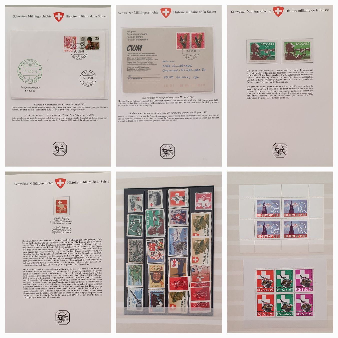 Tutti i francobolli: Album mit Soldatenmarke – Usato da Kreuzlingen venduto da Rschweiz1 8