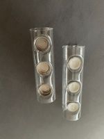 2er Set Teelichthalter aus Glas - Modernes Design!