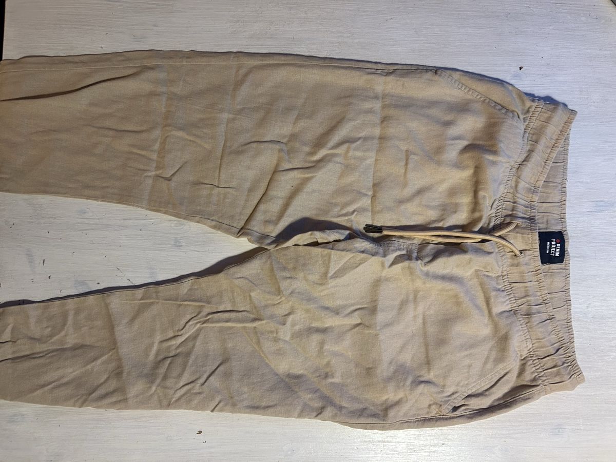 Pantalons: Leinenhose beige Gr. M – D'occasion à Riedholz par karinadam