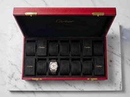 Cartier Uhrenbox 14 Plätze Original Luxus