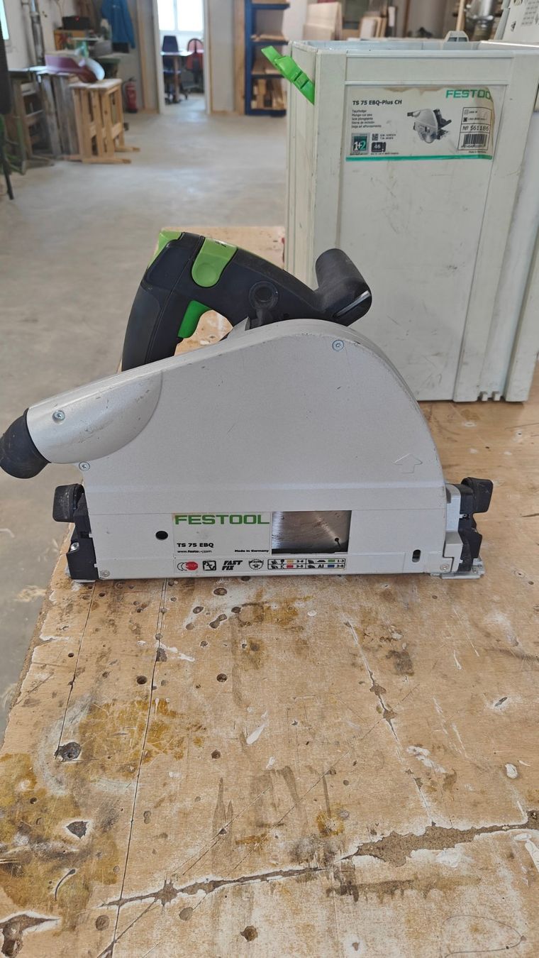Festool Tutti gli attrezzi: Festool TS 75 EBQ-Plus CH, Tauchsäge – Usato da Waldkirch venduto da Jerom77