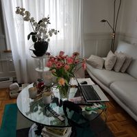 Doppelseitiger Spiegeltisch Couchtisch Glastisch  Vintage