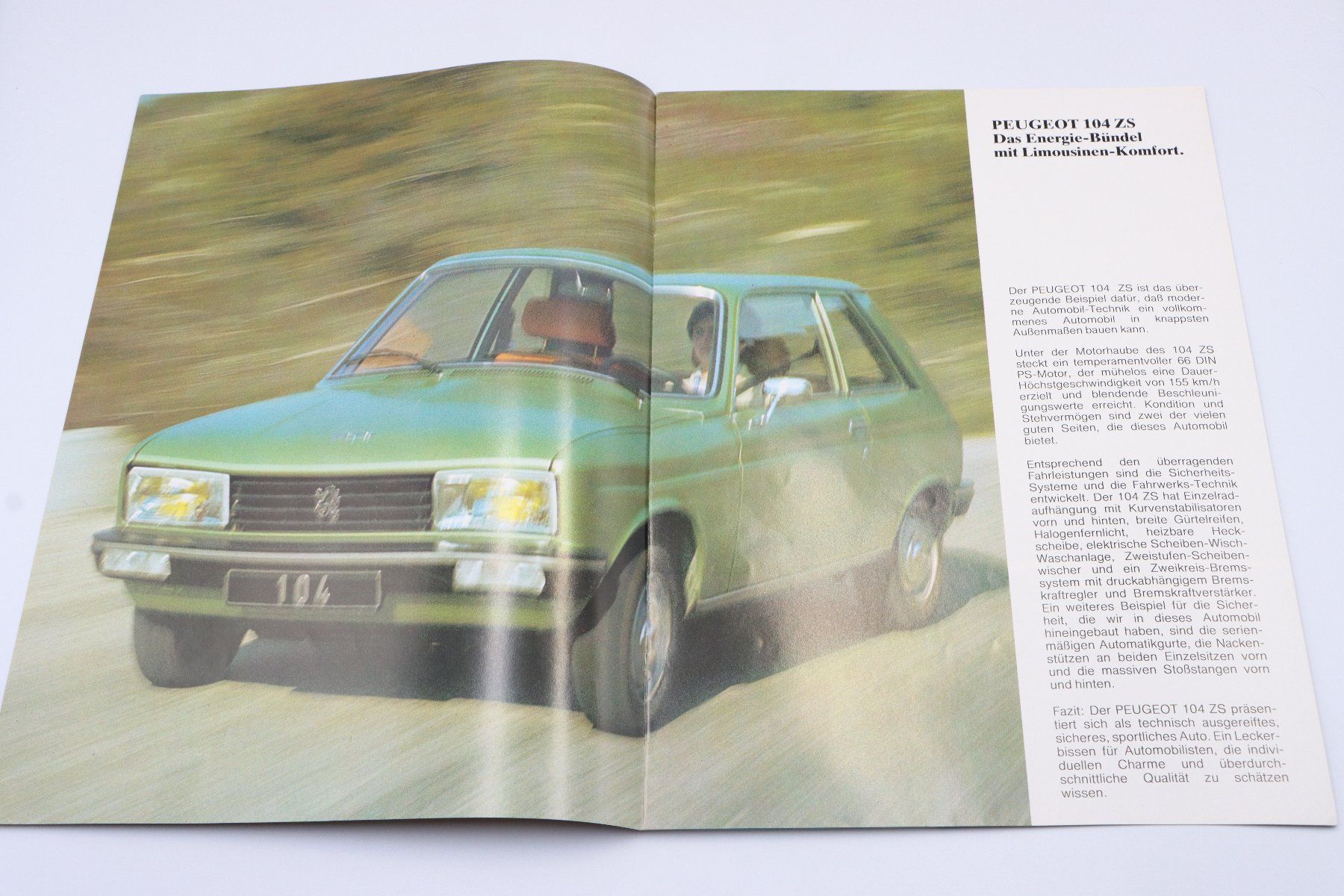 Peugeot Documenti: Peugeot 104 1977 Prospekt – Usato da Bühl b.Aarberg venduto da Collectorpassions 2