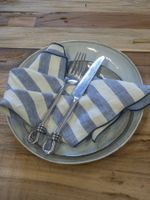 Stylishe Leinenserviette OLSSON/ 44x44cm – NEU!