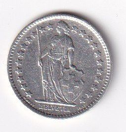 Toutes les monnaies: 50 Rp. 1934 – D'occasion à Neuchâtel par karlpierrino 1