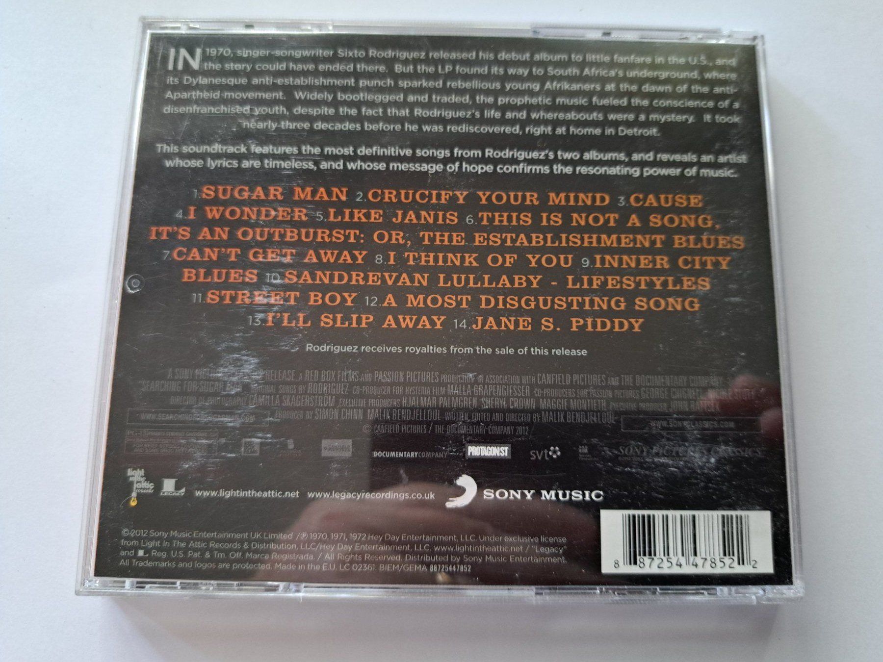 CDs: Cd Searching for Sugar Man score by Rodriguez – Gebraucht aus Pully von bro_n52j 1