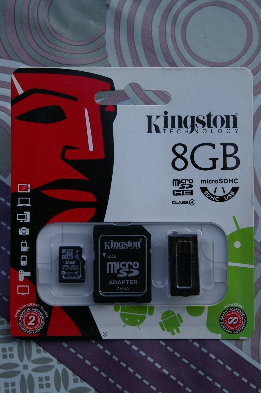 Kingston Schede di memoria: Kingston micro SDHC 8 GB  Class4 – Nuovo e nell'imballaggio originale da Niederurnen venduto da mowgli_1963