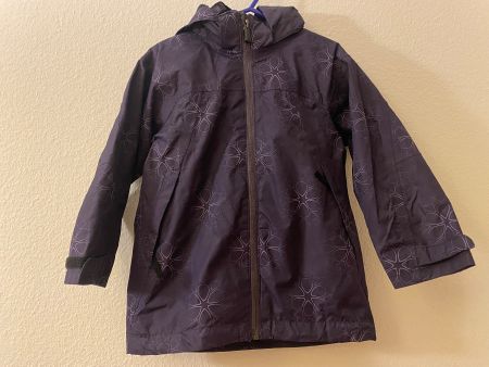 Regenjacke Gr 104 violett Mädchen H&M Uebergangszeit Kapuze