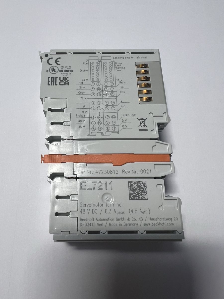 Beckhoff Elektronikbauteile: Module Beckhoff EL7211 Servomoteur neuf – Neu (gemäss Beschreibung) aus Courrendlin von mathjer