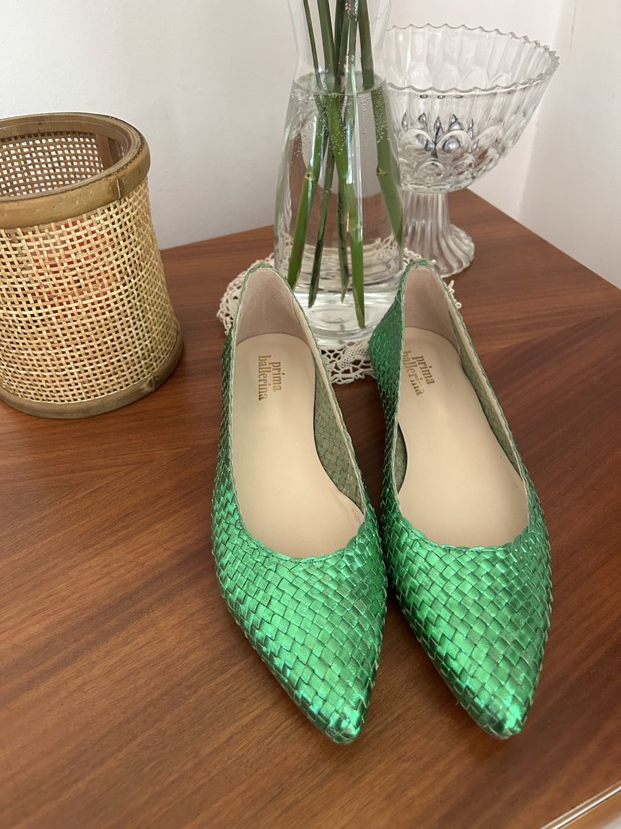 Damenschuhe: Ballerinas geflochten – Gebraucht aus Arlesheim von and_p9d8