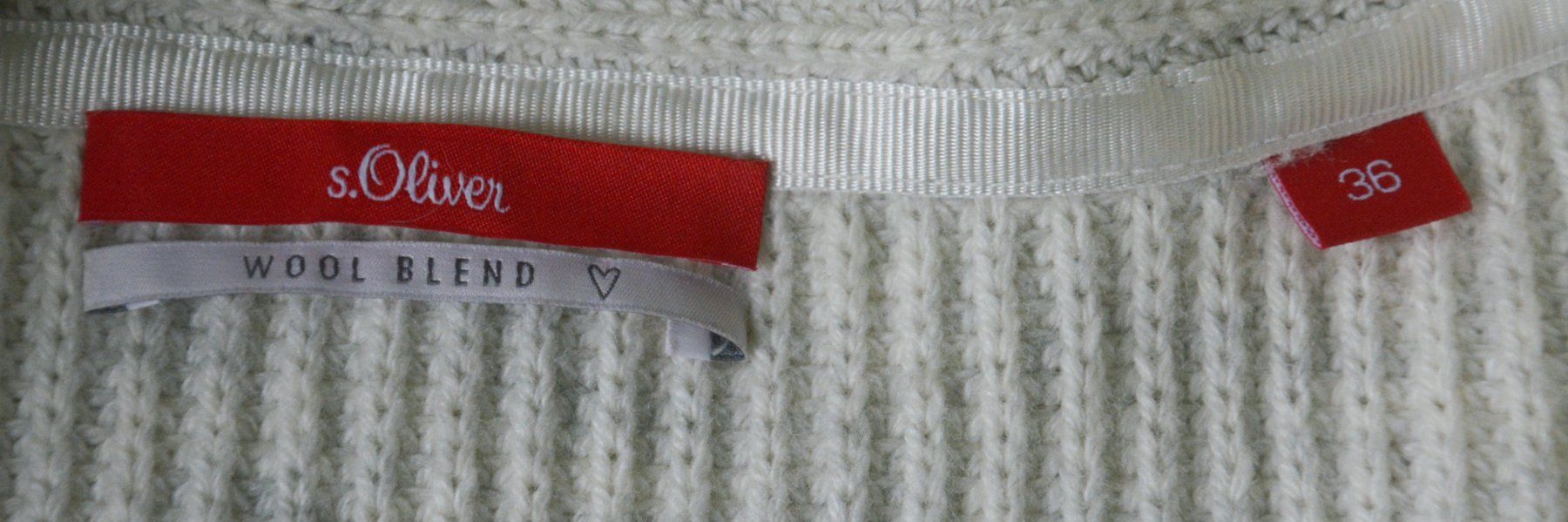 S.Oliver Giacche: Warme, hell melierte Langjacke, s.Oliver, wool blend, Gr. 36 – Usato da Niederhasli venduto da littledrop 3