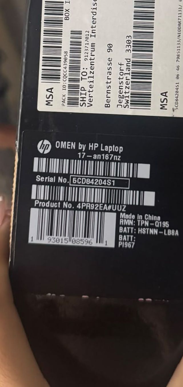 Hewlett Packard Notebook: HP OMEN Gaming-Laptop – Usato da Ardon venduto da Seller33. 4