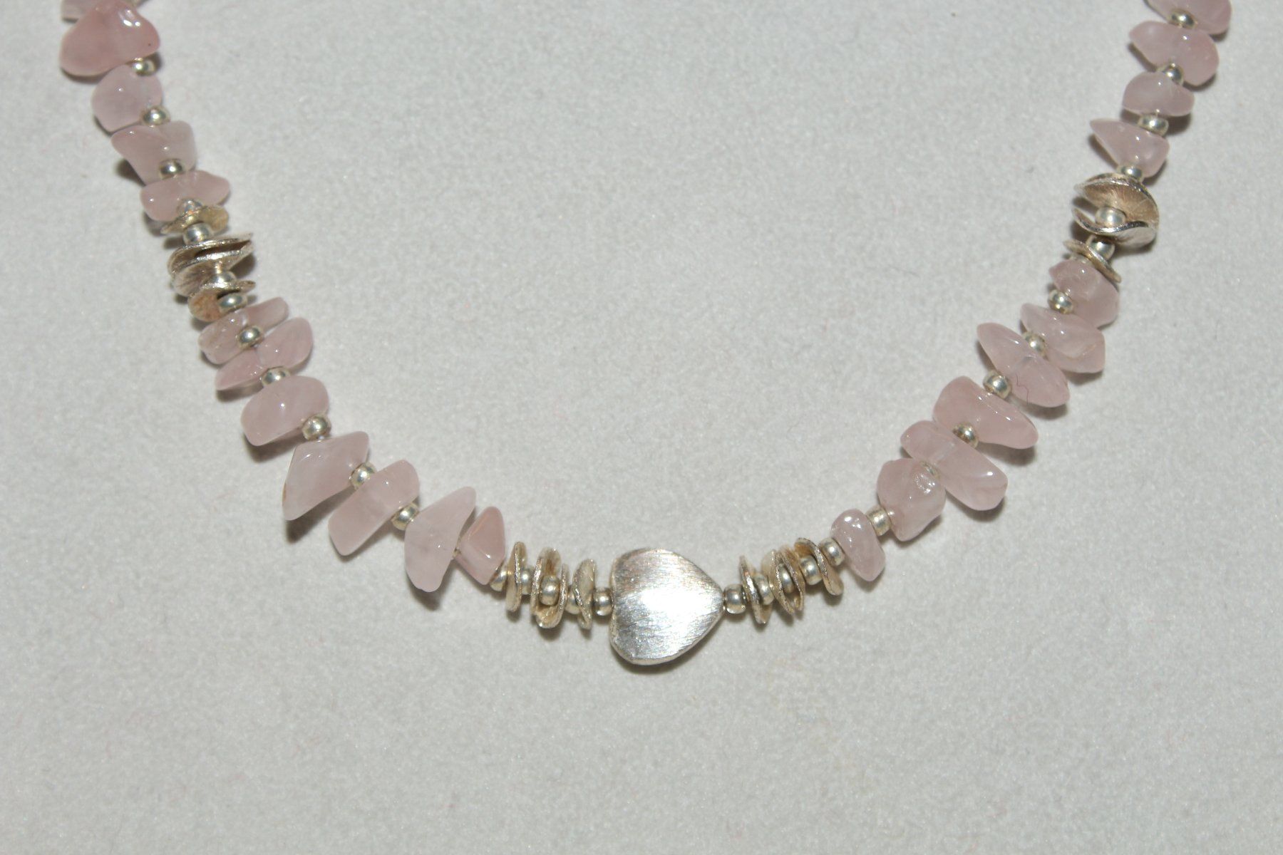 Catenine: Halbedelsteinkette Rosenquarz – Nuovo e nell'imballaggio originale da Kriens venduto da Wolly85 2