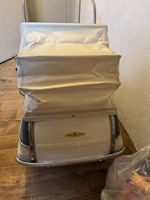 Puppenwagen Wisa Gloria blau weiss gebrauchter Zustand