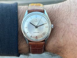 Vintage Zenith 2600 Automatic Lederarmband gebraucht