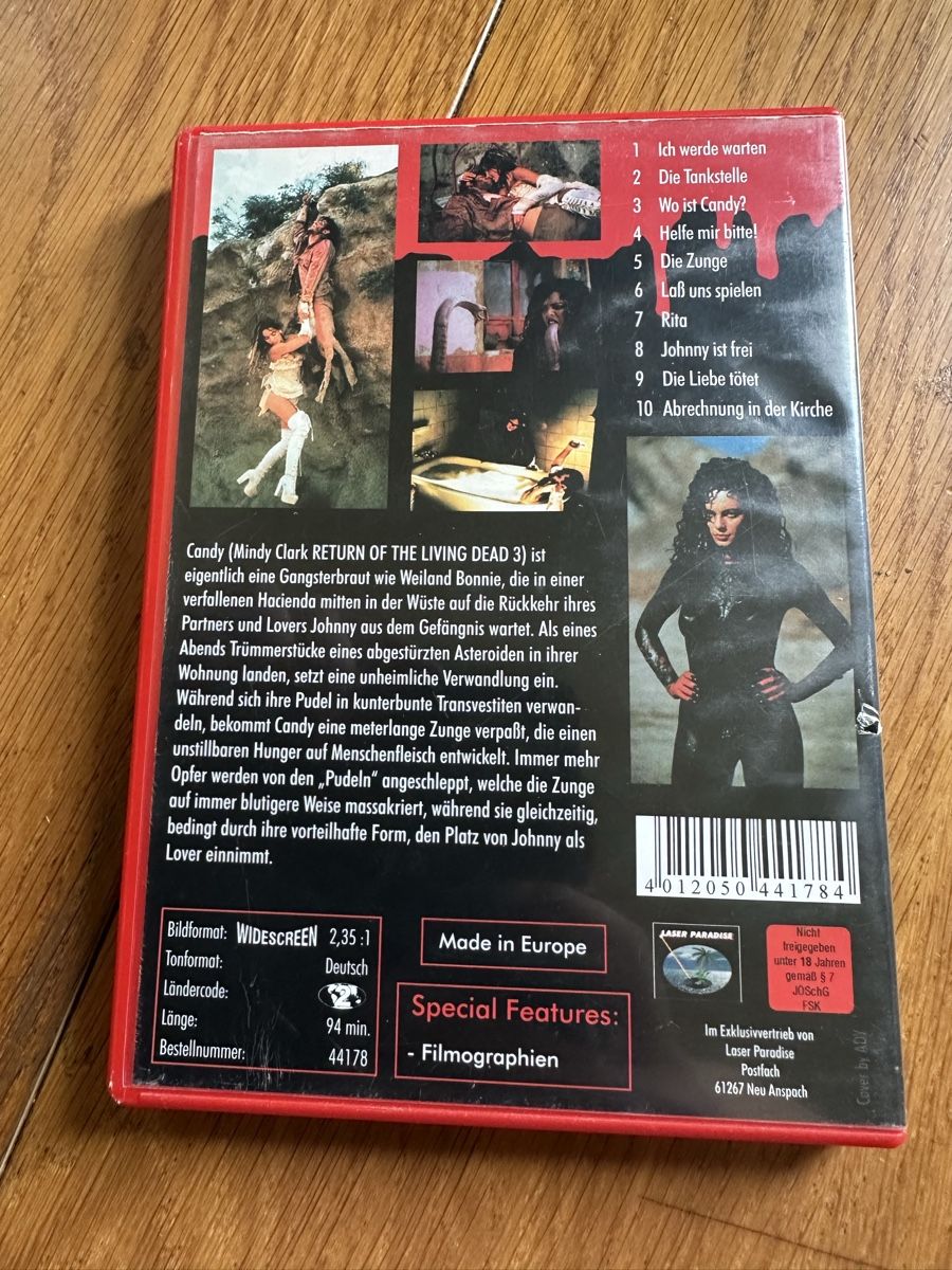 Tutti i DVDs: Killer Tongue Red Edition DVD, Robert Englund – Usato da Benken ZH venduto da Audi-erich 1