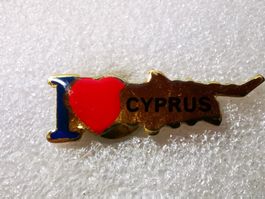 Ansteckpin 25: I Love Cyprus