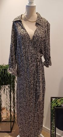 Zebra Print Maxikleid für Damen, Gr. M