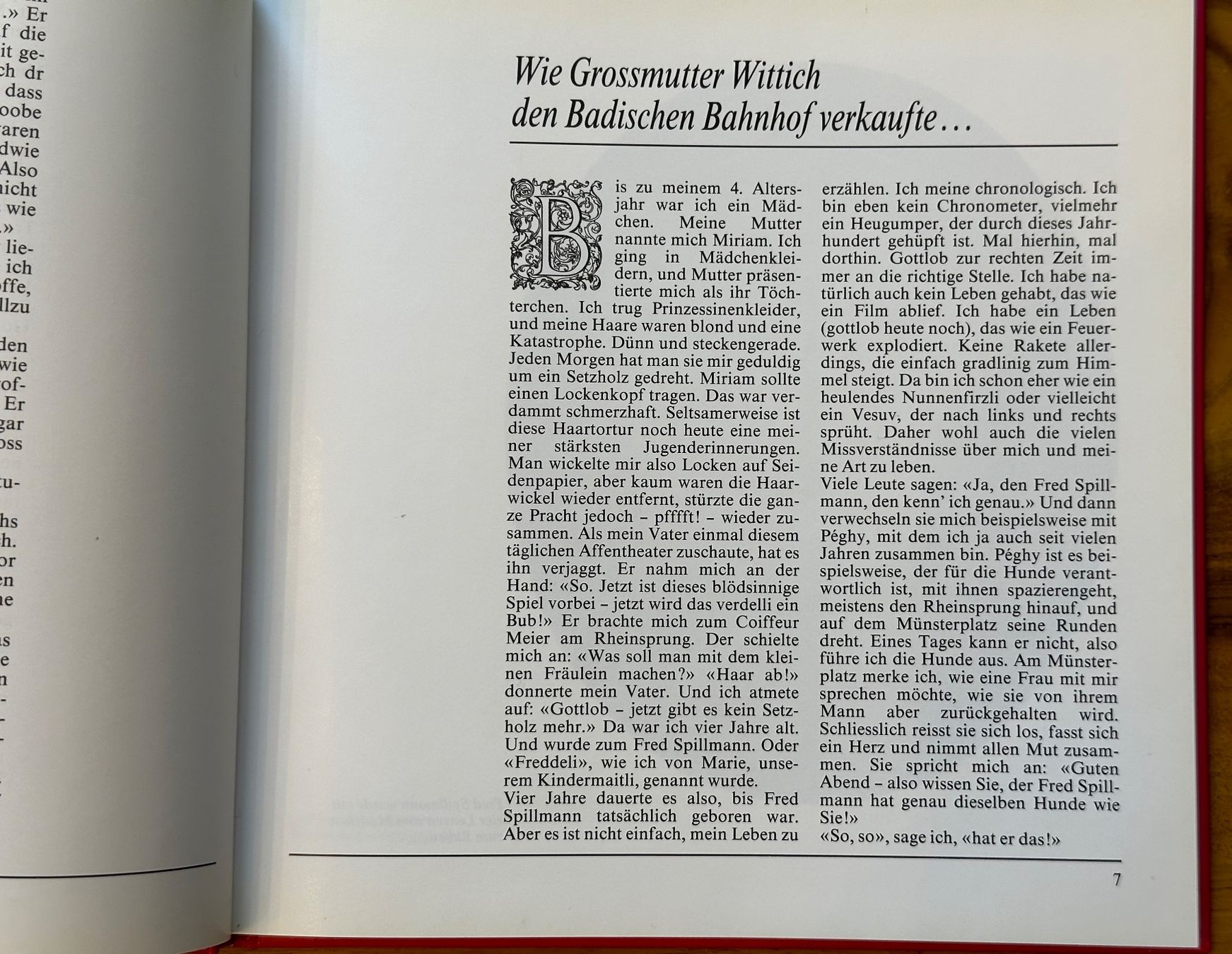 Bücher: Fred Spillmann Memoiren, 1986 – Gebraucht aus Basel von  4