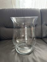 Glasvase klar grosser Durchmesser 