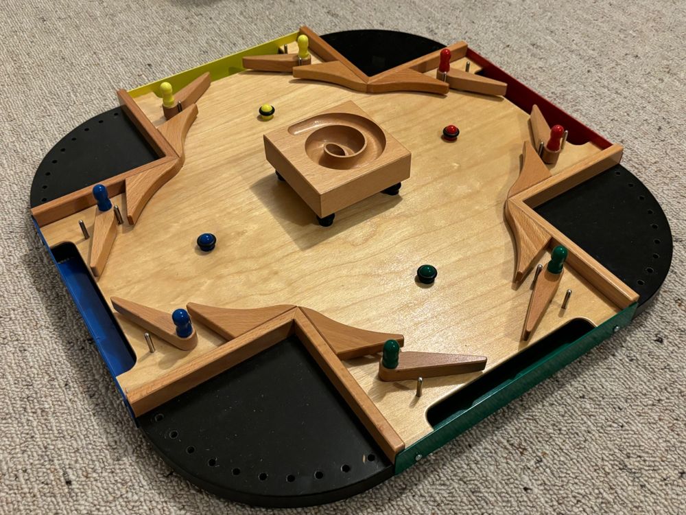 Carrom Board 32" X 32" Wooden Game FREE BEGINNER COINS