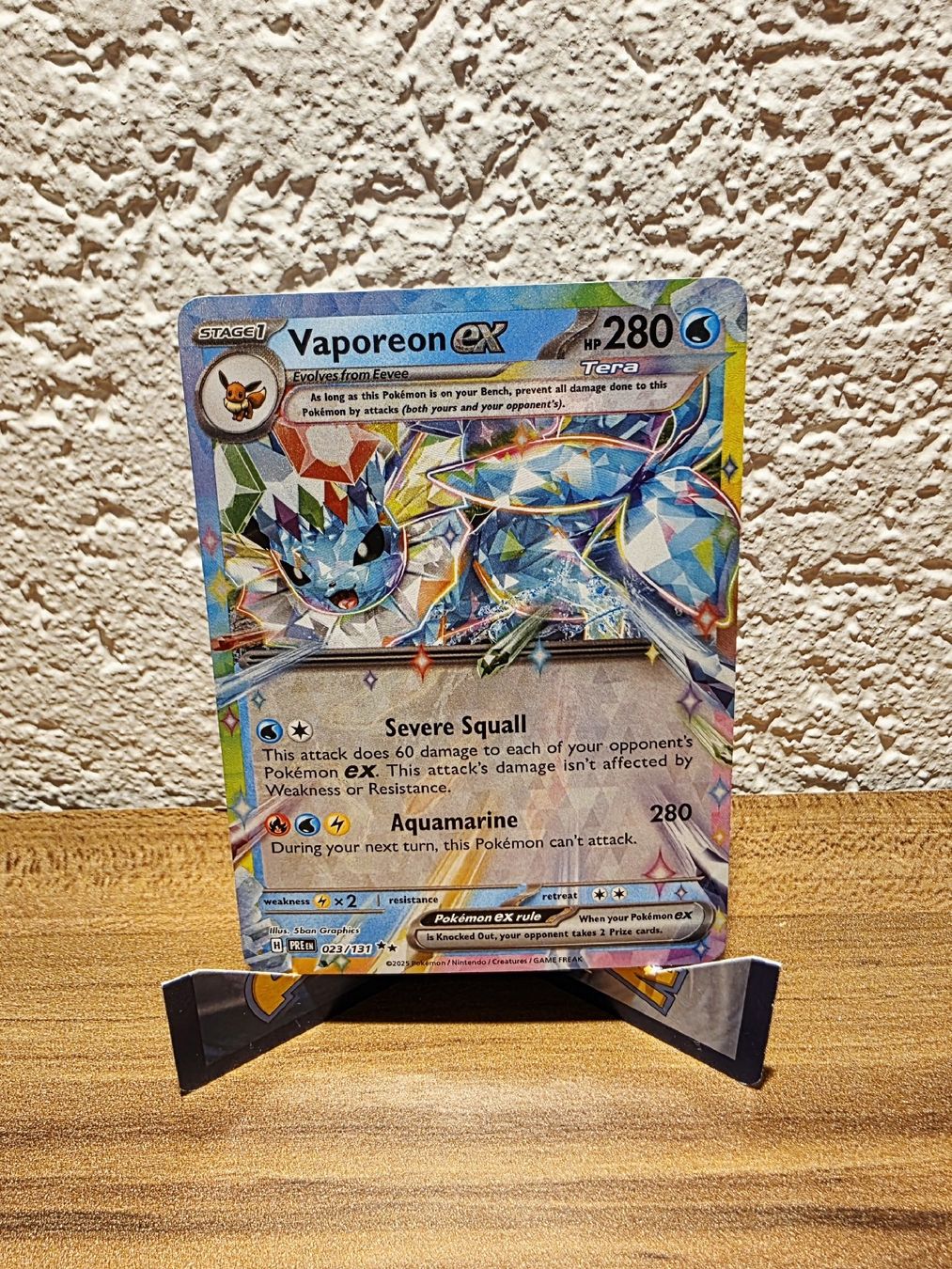Pokémon Carte collezionabili: Vaporeon EX 023/131 Prismatic Evolutions  – Nuovo (secondo la descrizione) da Turin (Salins) venduto da Meeelll01