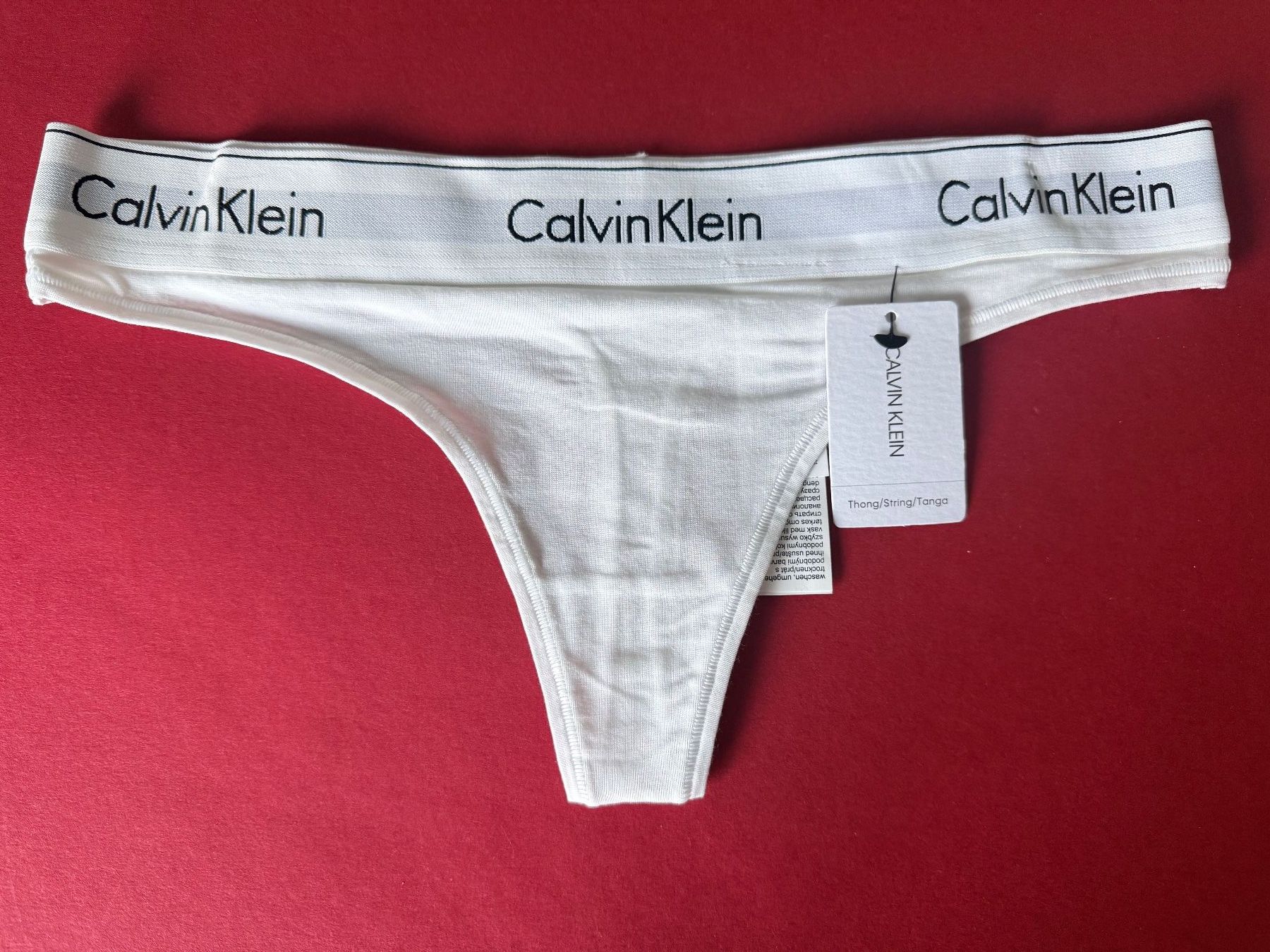 Calvin Klein Altra biancheria intima: String, CALVIN KLEIN, Grösse S, 3 Stück in Weiss – Nuovo e nell'imballaggio originale da Rudolfstetten venduto da gst_g7xl 3