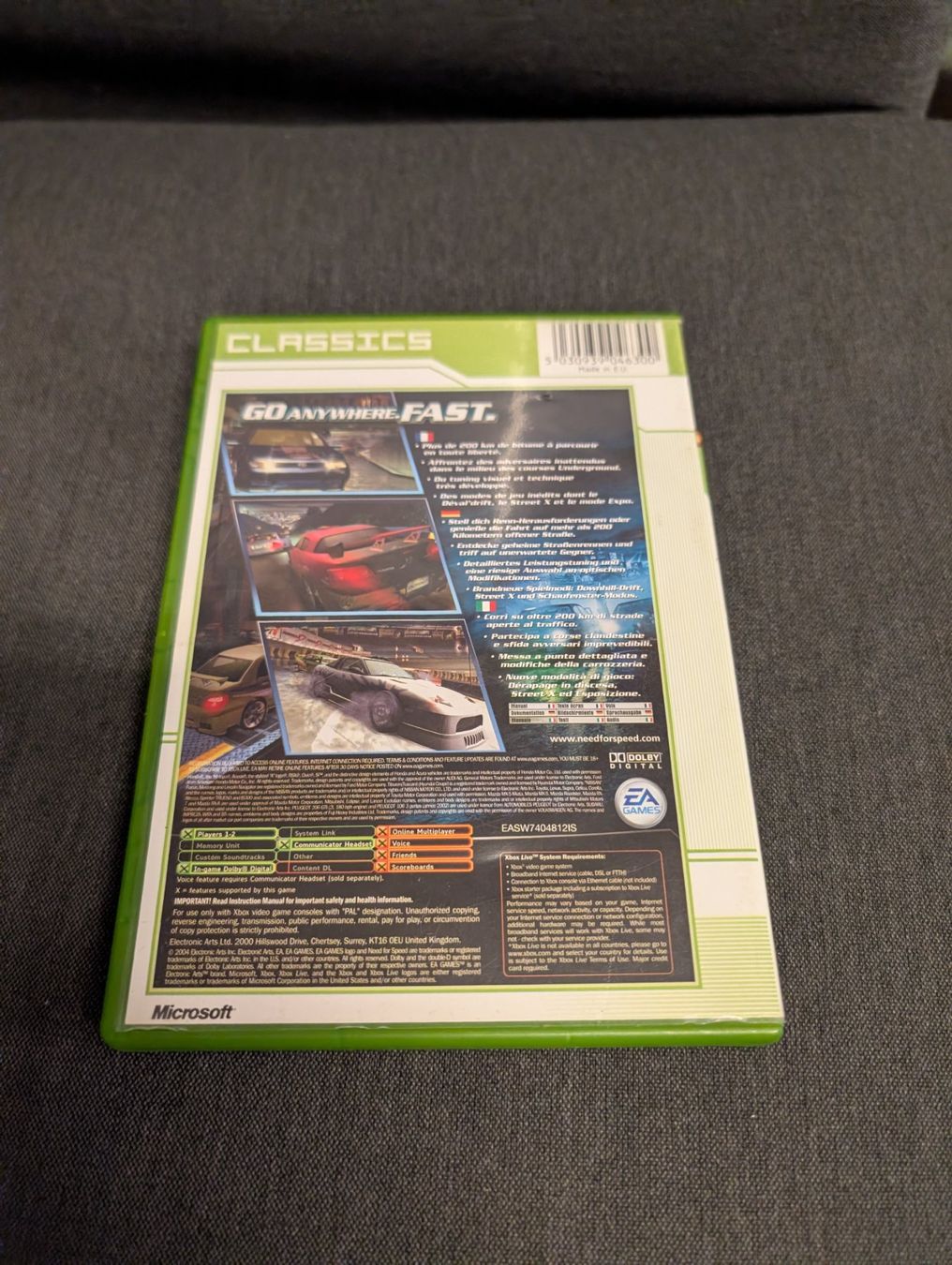 Jeux: Need for speed underground 2 Microsoft Xbox – D'occasion à Giubiasco par Tici__nerd_Giubiasco 1