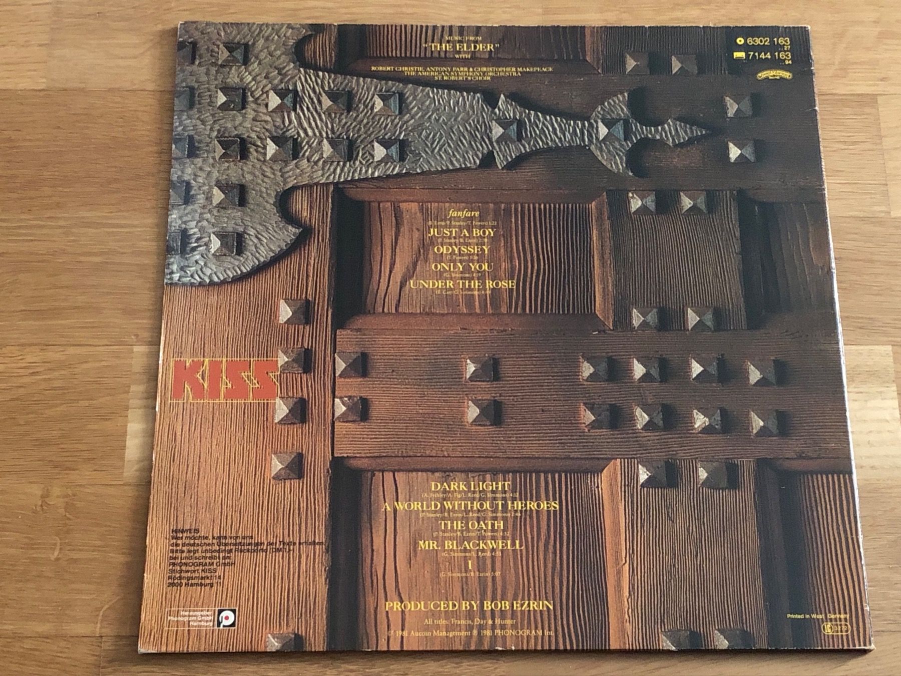 Dischi in vinile: Kiss. 1981. The Elder – Usato da Faulensee venduto da Mizuno06 1