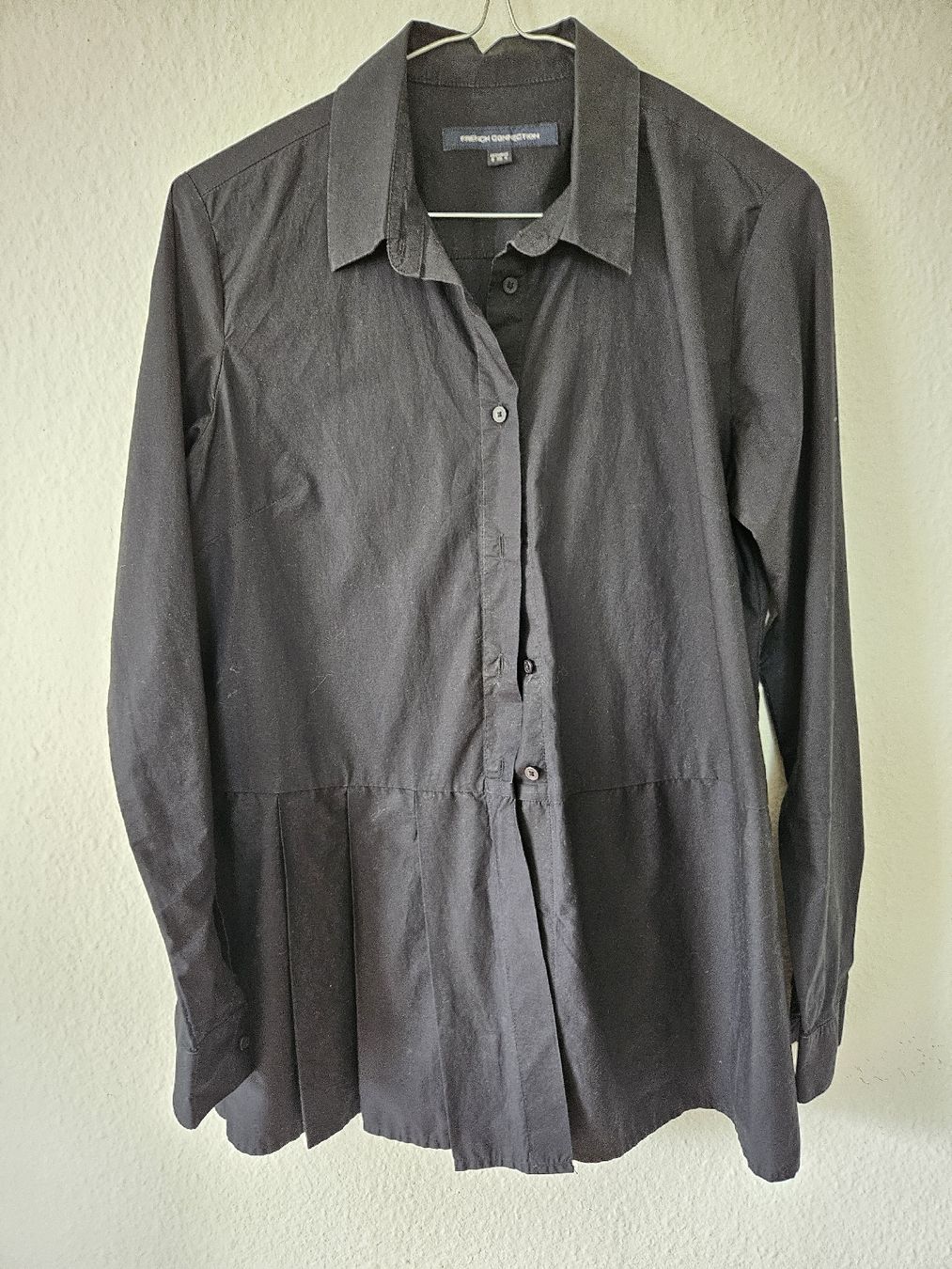 French Connection Camicette: Bluse French Connection schwarz Baumwolle XS – Usato da Wohlen AG venduto da Colina 1