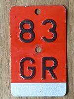 GR 83 - VELONUMMER - FAHRRADSCHILD - PLAQUE DE VELO - GR 83