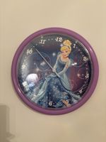 Kinder Wanduhr Disney Cinderella Uhr lila