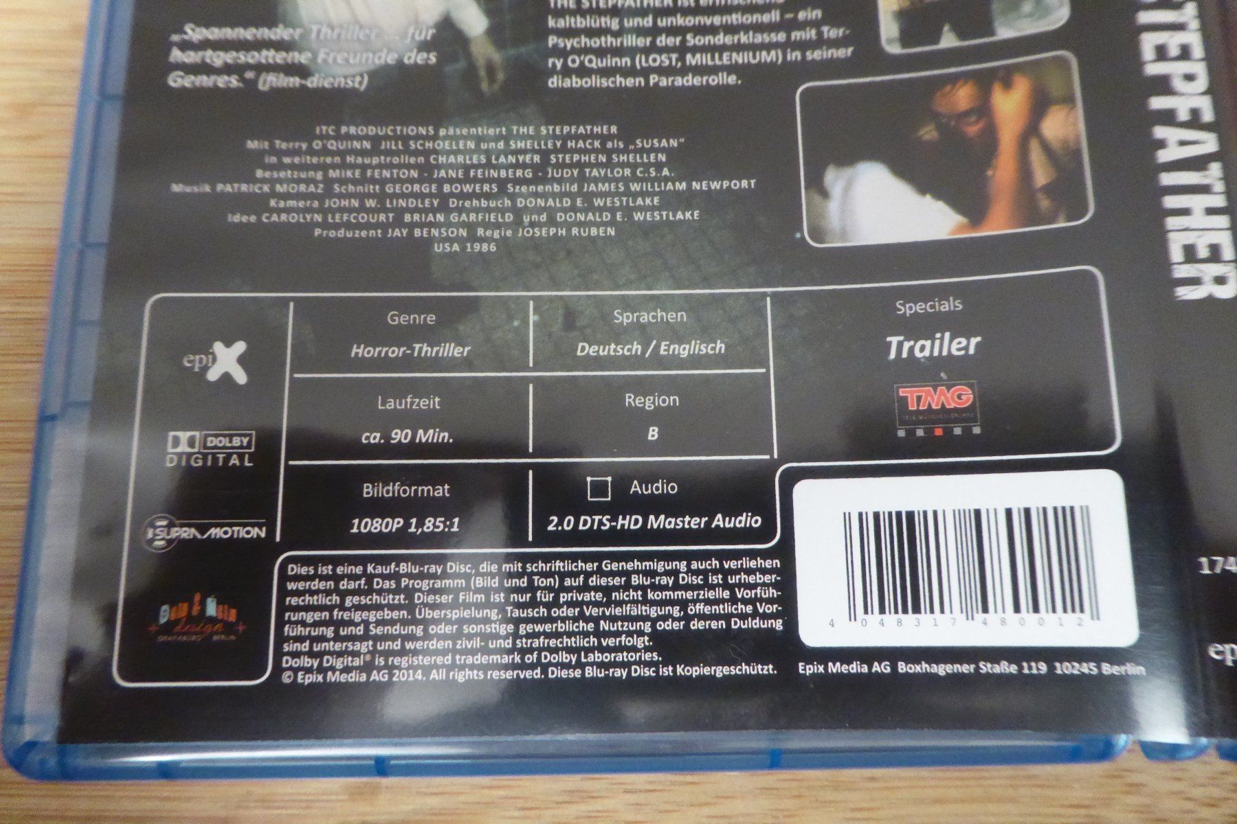 Tutti i DVDs: Bluray Stepfather Kill Daddy Kill – Usato da Allschwil venduto da Summelsarium 2