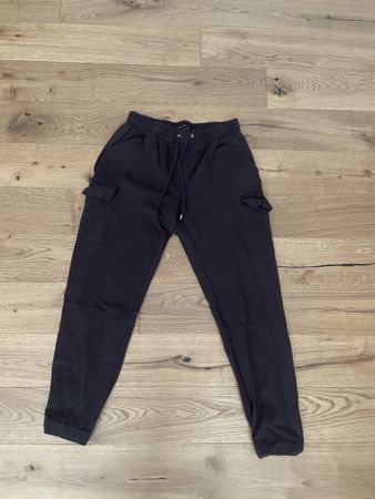 Schokoladenbraune Stoffhose